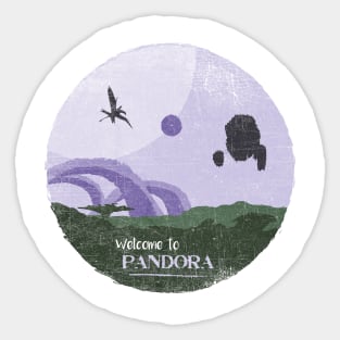 Welcome to Pandora Sticker